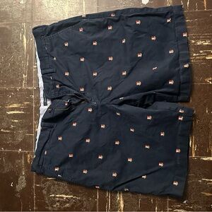 Tommy Hilfiger Navy Shorts with Red and White Accents